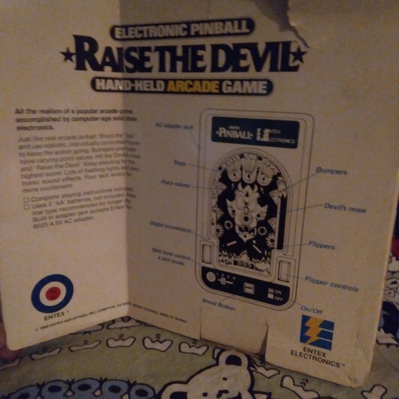 Raise The Devil 1980 Electronic Hand-Held PinBall Arcade Game by ENTEX - Picture 4 of 14